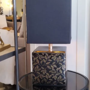 Lampe Noire et dorée