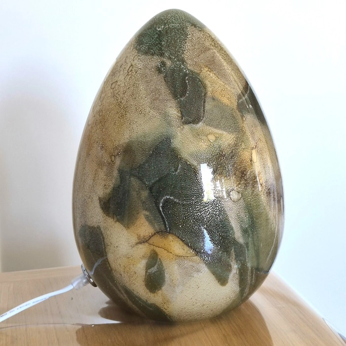 Lampe Oeuf kaki
