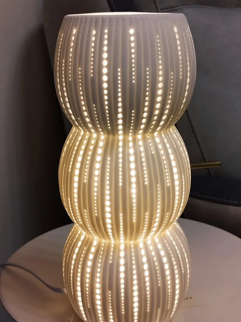 Lampe Pelote de laine Porcelaine – Image 9