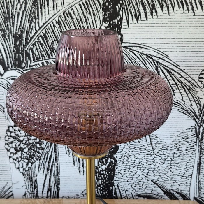 Lampe Prune rétro