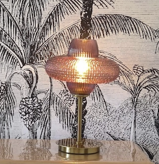 Lampe Prune rétro