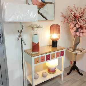 Lampe de sol Croisillons