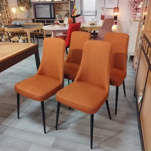 Lot de 4 chaises Nadine brique