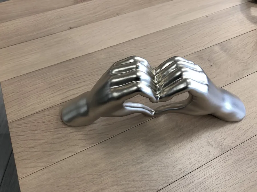 Déco Mains Coeur argent – Image 3