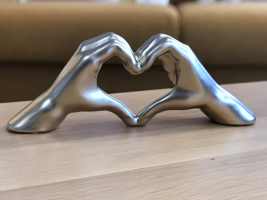 Déco Mains Coeur argent – Image 4