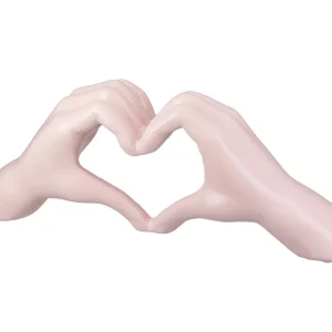 Déco Mains Coeur rose