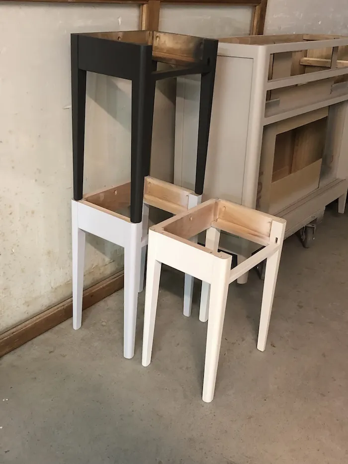 Petite table Mauricio gris clair – Image 2