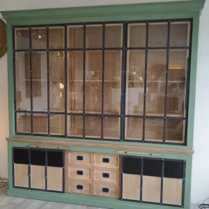 Meuble d'Orangerie - bibliothèque verte