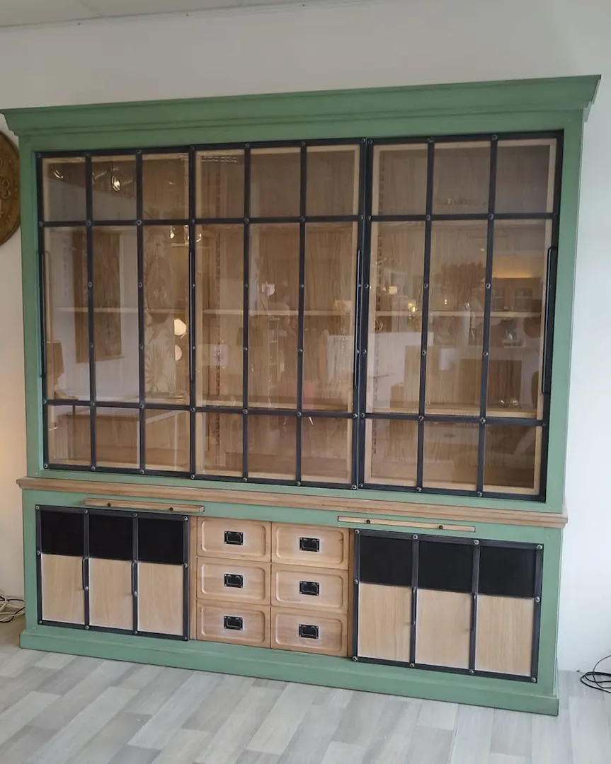 Meuble d'Orangerie - bibliothèque verte