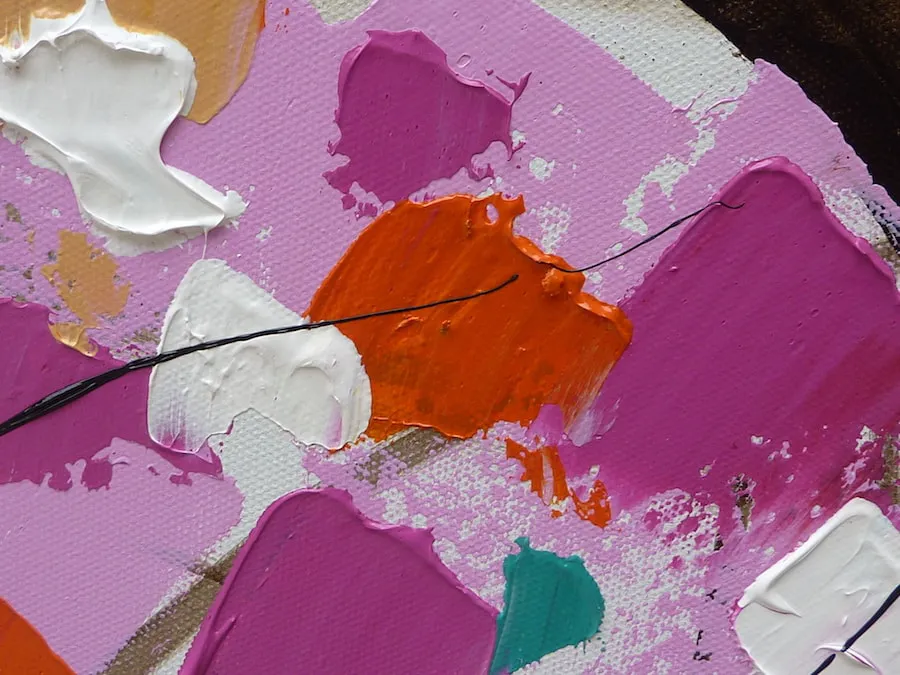 Peinture Cime rose – Image 2