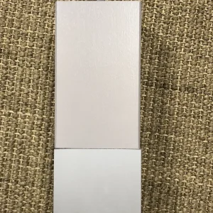 Pieds de lit carrés gris clair et alu H15 cm