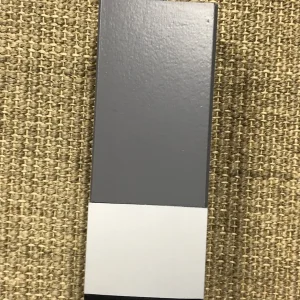 Pieds de lit carrés gris foncé et alu H15 cm