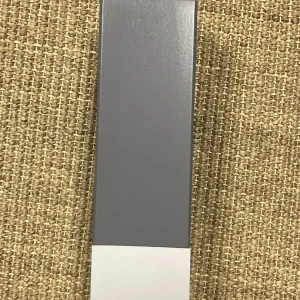 Pieds de lit carrés gris foncé et alu H20 cm