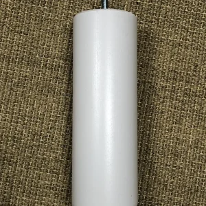 Pieds de lit cylindriques blancs H20 cm