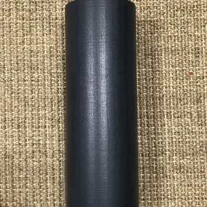 Pieds de lit cylindriques noirs H20 cm