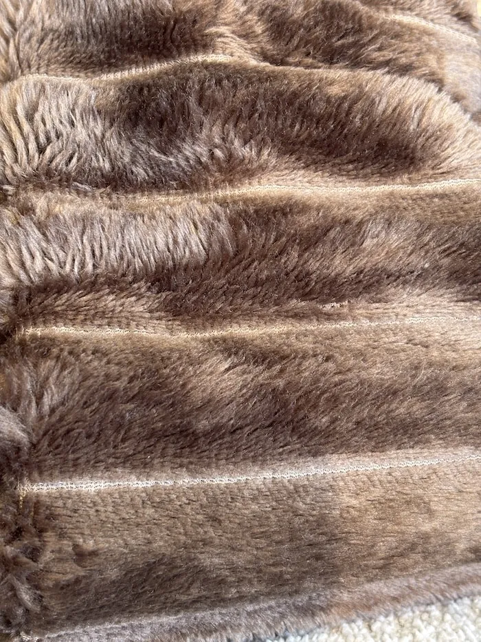 Plaid Cocon marron foncé – Image 3