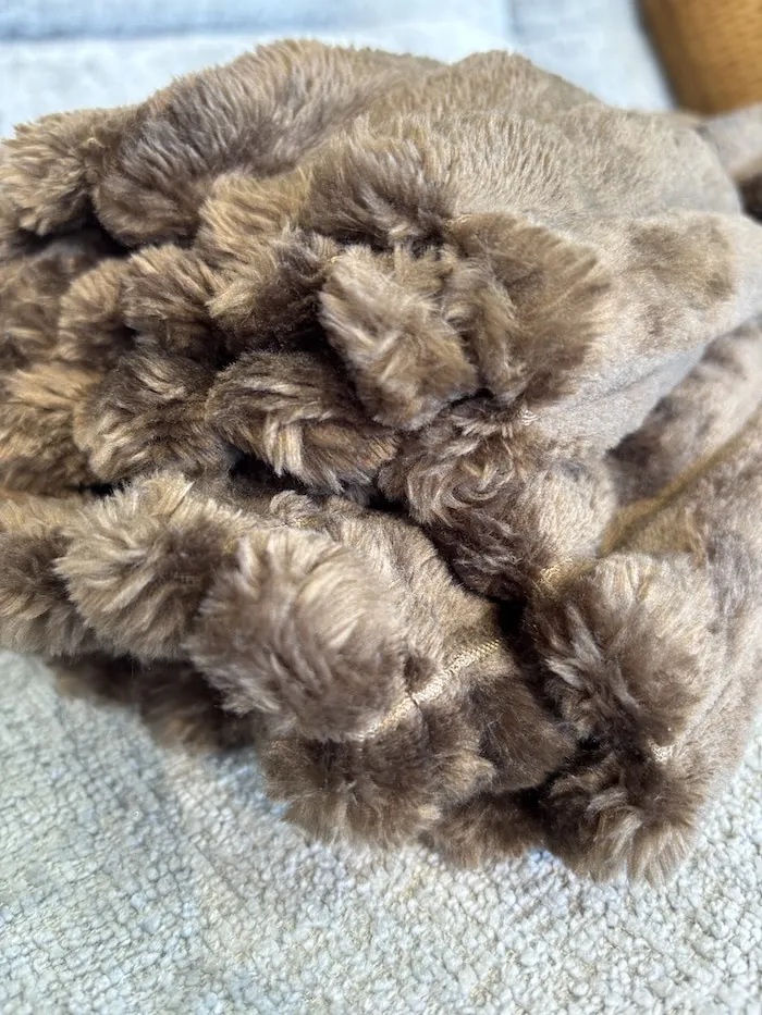 Plaid Cocon marron foncé – Image 2