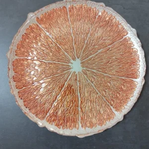 Plat rond Agrume