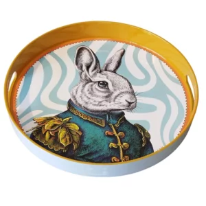 Plateau rond Lapin