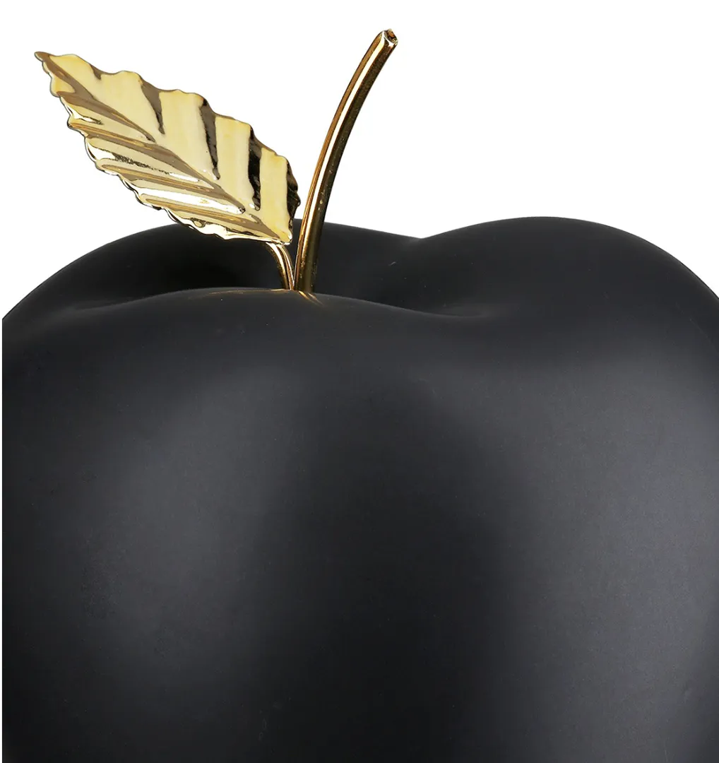 Pomme noire et dorée – Image 4