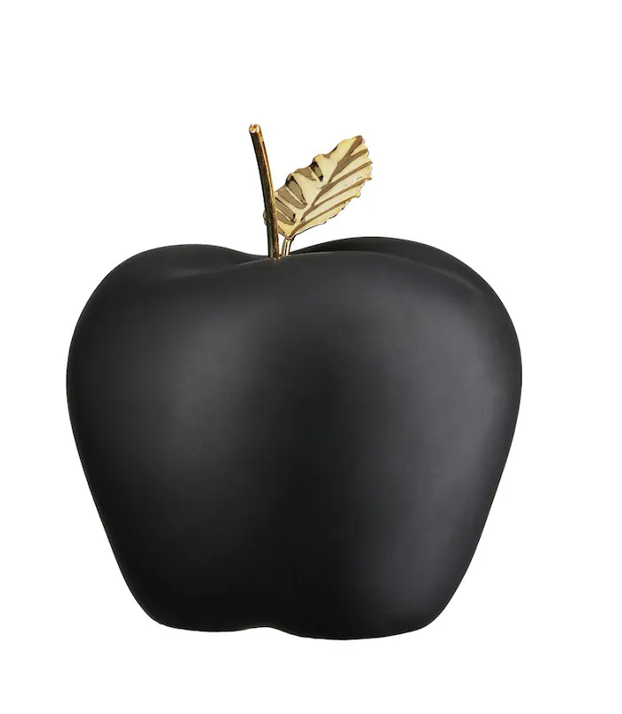 Pomme noire et dorée – Image 5