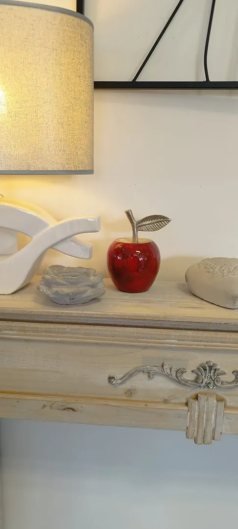 Pomme rouge déco – Image 4