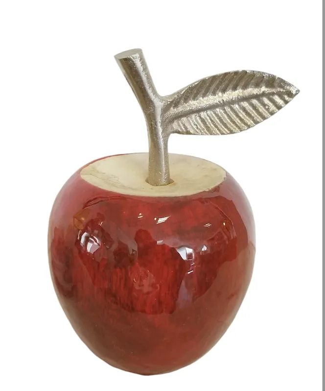 Pomme rouge déco