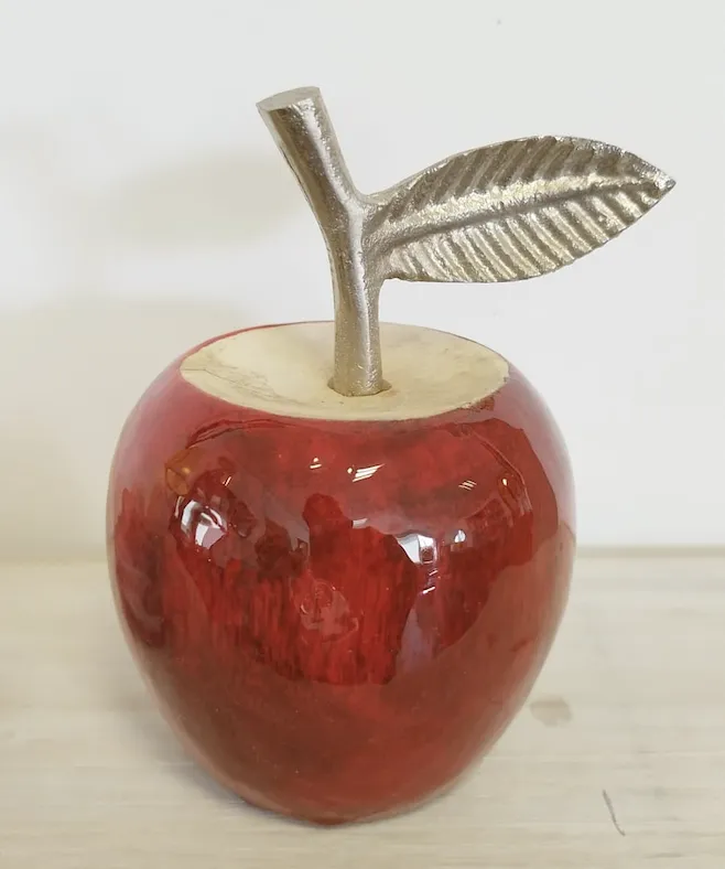 Pomme rouge déco – Image 6