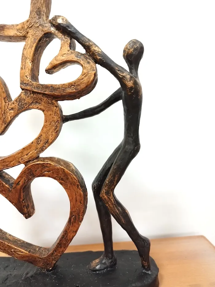 Sculpture Coeur à coeur – Image 2