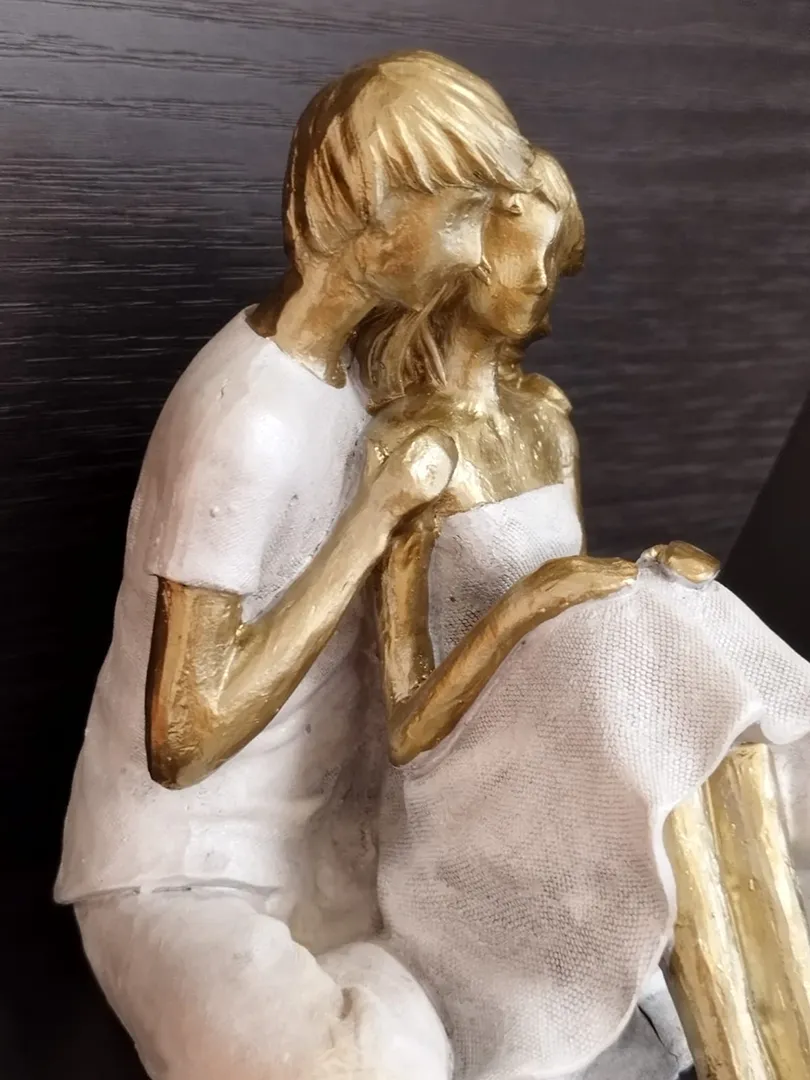 Sculpture Couple assis – Image 3