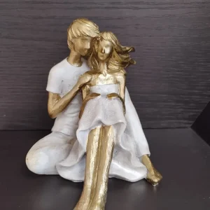 Sculpture Couple assis