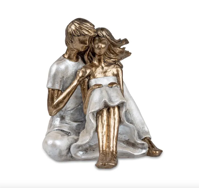 Sculpture Couple assis – Image 2