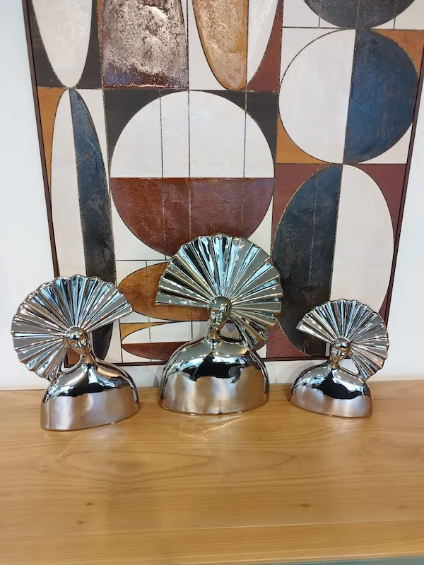 Sculpture Visage Eventail GD – Image 3