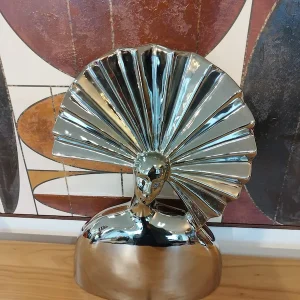 Sculpture Visage Eventail GD