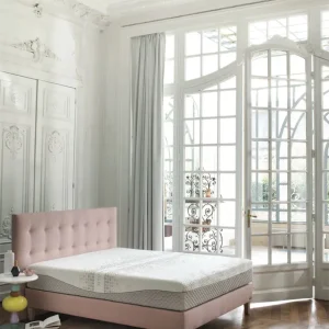 Sommier Cosmos 160 x 200 Rose poudré