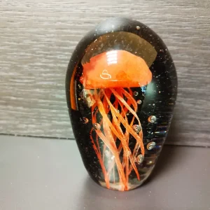 Sulfure / presse papier Qualie rouge