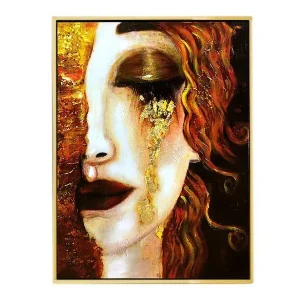 Peinture Larmes d'or