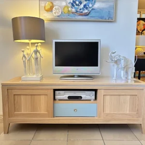 Meuble télévision Ellipse L130 Bleu