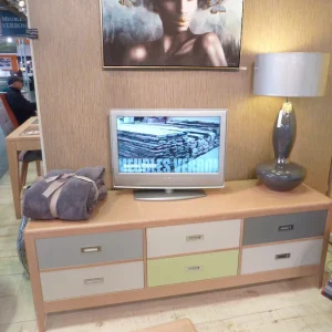 Meuble télévision Louisiane gris& olive