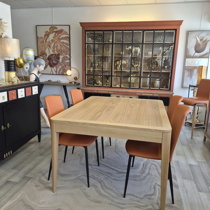 table extensible merisier