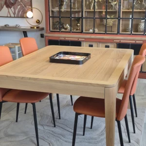 table extensible merisier