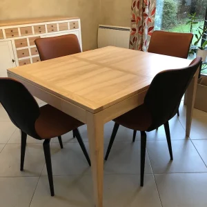 Table Ellipse extensible dessus tout bois
