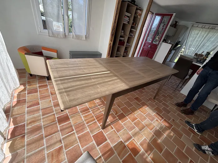 Table Extensible Louisiane chocolat – Image 6