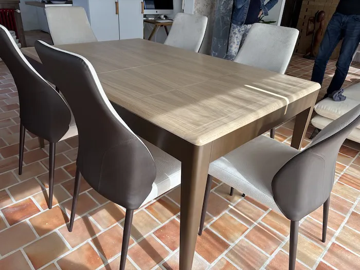 Table Extensible Louisiane chocolat – Image 5