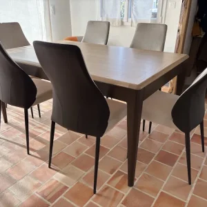 Table Extensible Louisiane chocolat