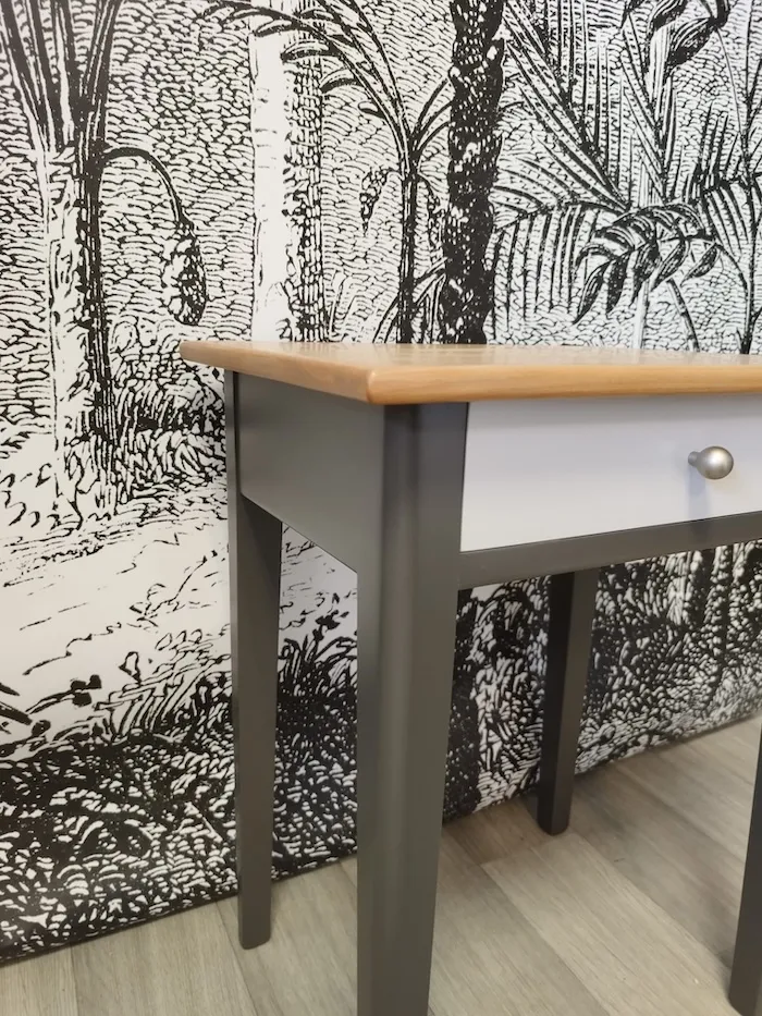 Petite table Mauricio gris terre d'ombre – Image 4