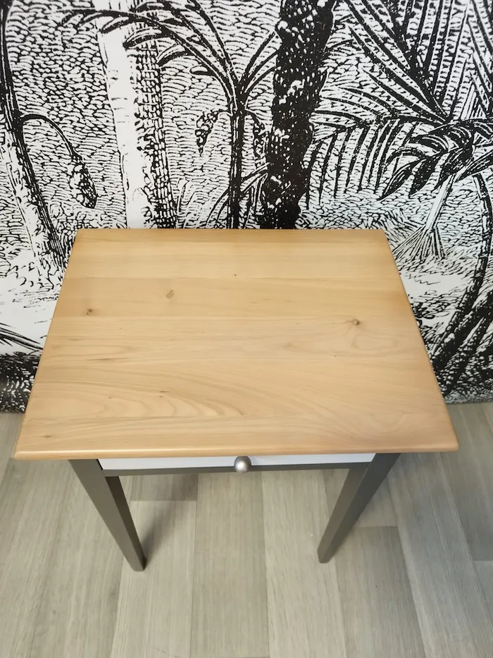 Petite table Mauricio gris terre d'ombre – Image 3