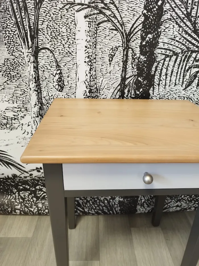 Petite table Mauricio gris terre d'ombre – Image 2