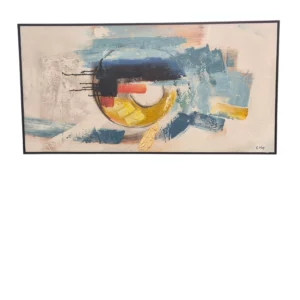 Tableau Abstrait bleu