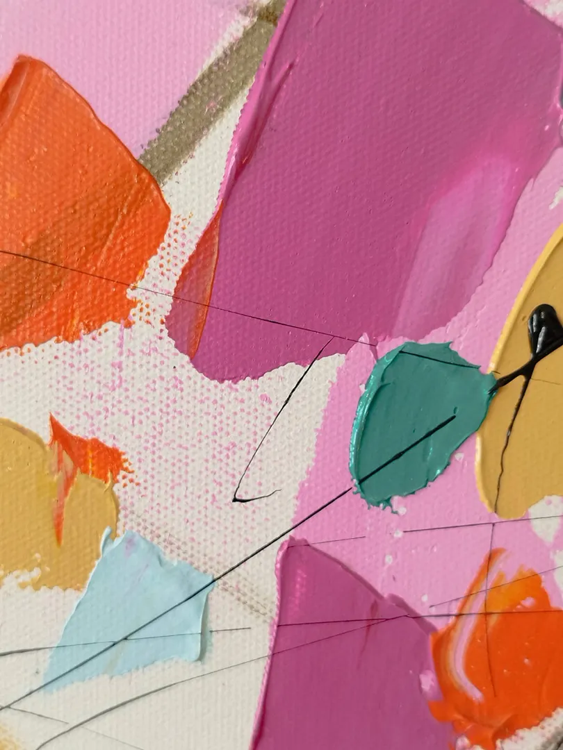 Peinture Cime rose – Image 5